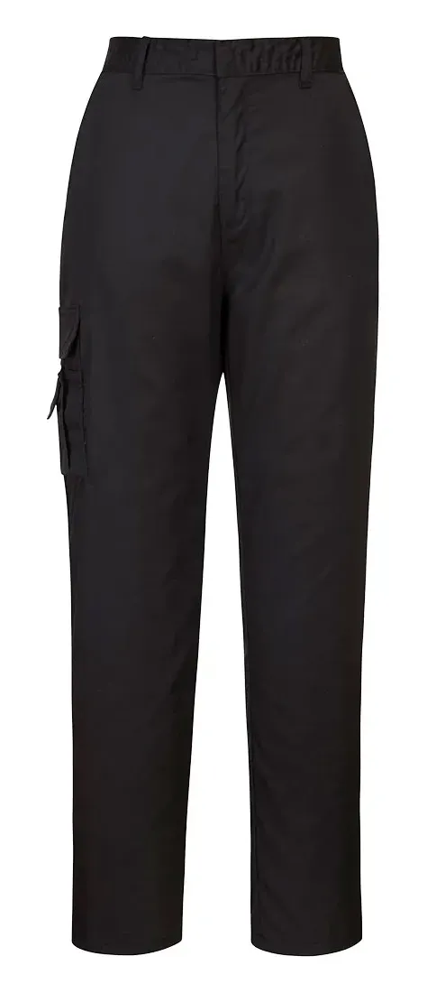 Portwest C099 Combatbroek Dames Zwart voorkant