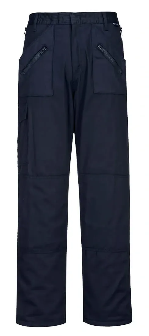 Portwest C387 Gevoerde Werkbroek Marine voorkant