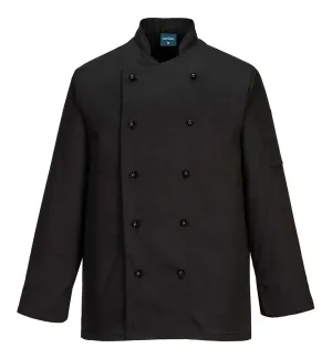 Portwest C834 Somerset Koksjas Zwart voorkant