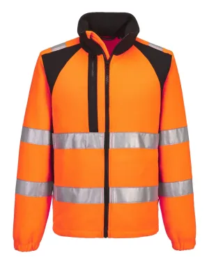 Portwest CD807 WX2 Eco Hi-Vis Fleece Oranje/zwart voorkant