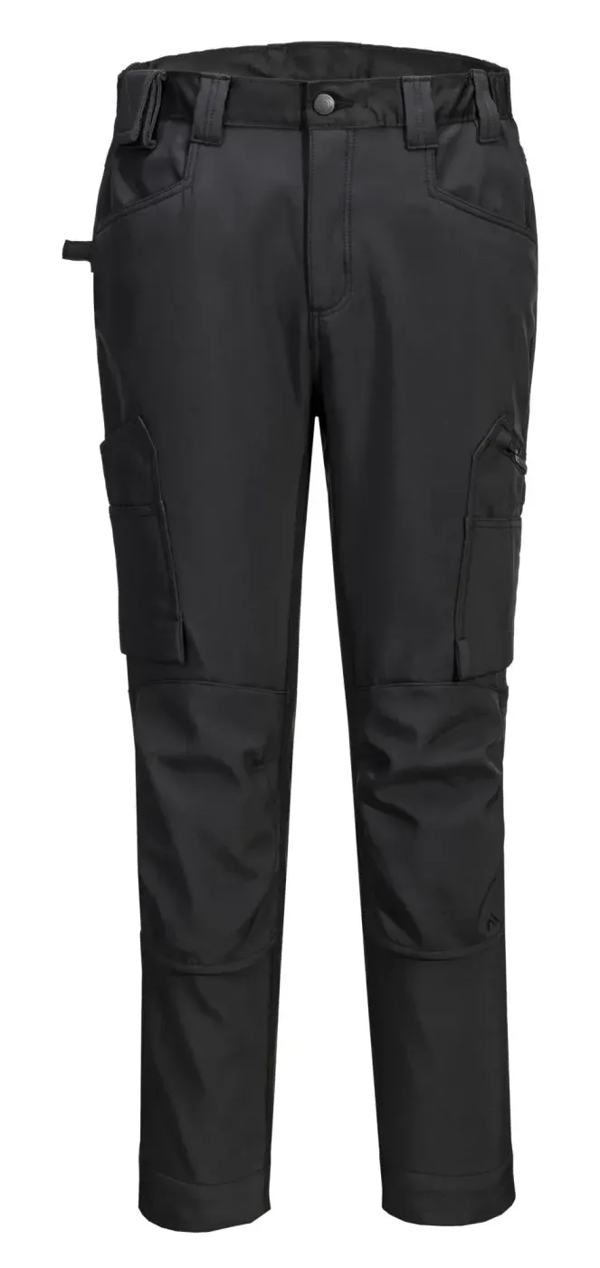Portwest CD840 WX2 Eco Softshell Broek (2L) Zwart voorkant