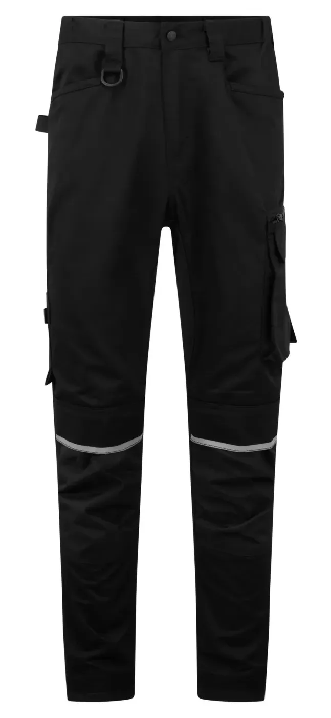 Portwest CD846 WX2 Eco Stretch Broek Zwart voorkant