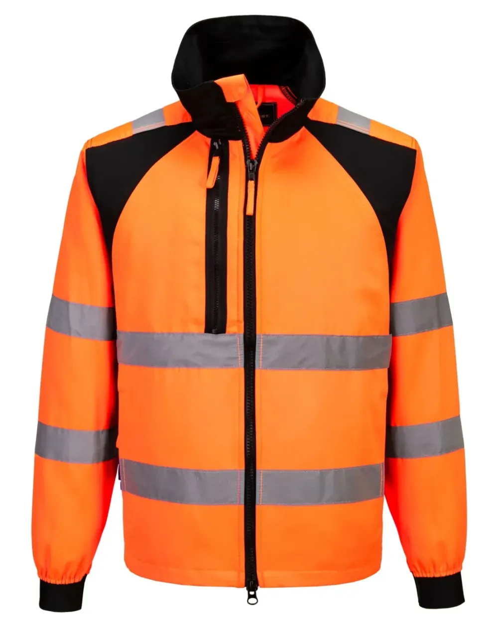 Portwest CD861 WX2 Eco Hi-Vis Werkjack Oranje/zwart voorkant