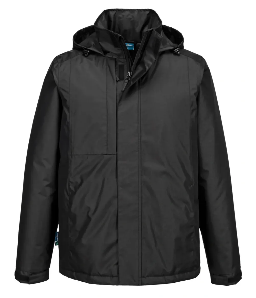 Portwest CD864 WX2 Eco winterjack Zwart voorkant