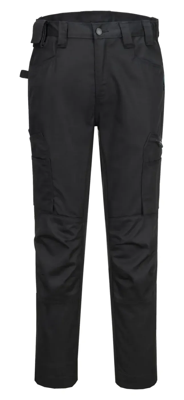 Portwest CD881 WX2 Eco Stretch Broek Zwart voorkant