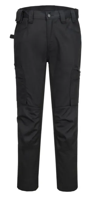 Portwest CD881 WX2 Eco Stretch Broek Zwart voorkant