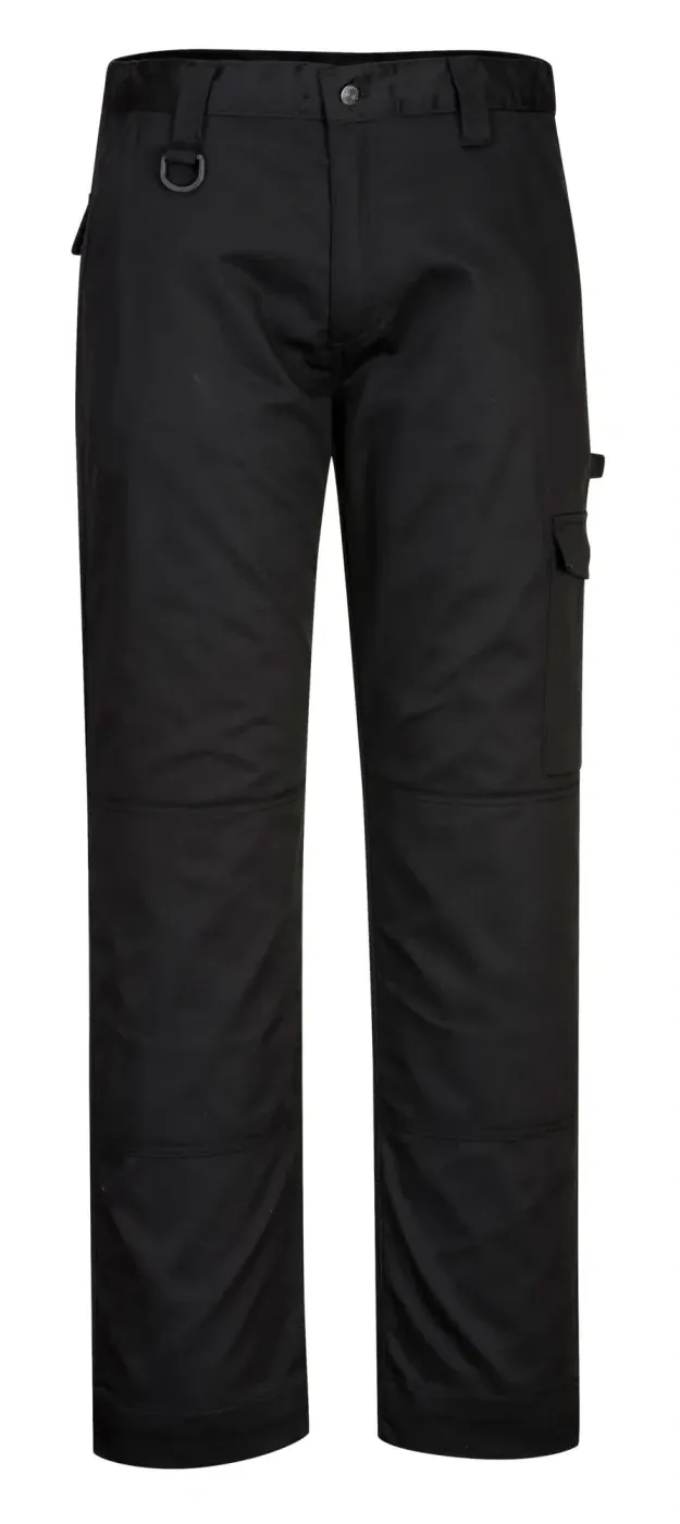Portwest CD884 Super Werkbroek Zwart voorkant