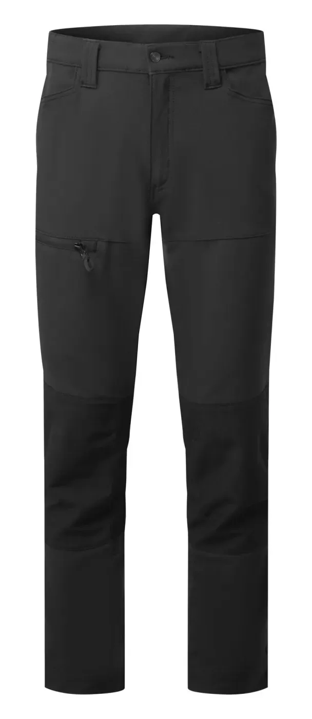 Portwest CD886 WX2 Stretch Werkbroek Zwart voorkant