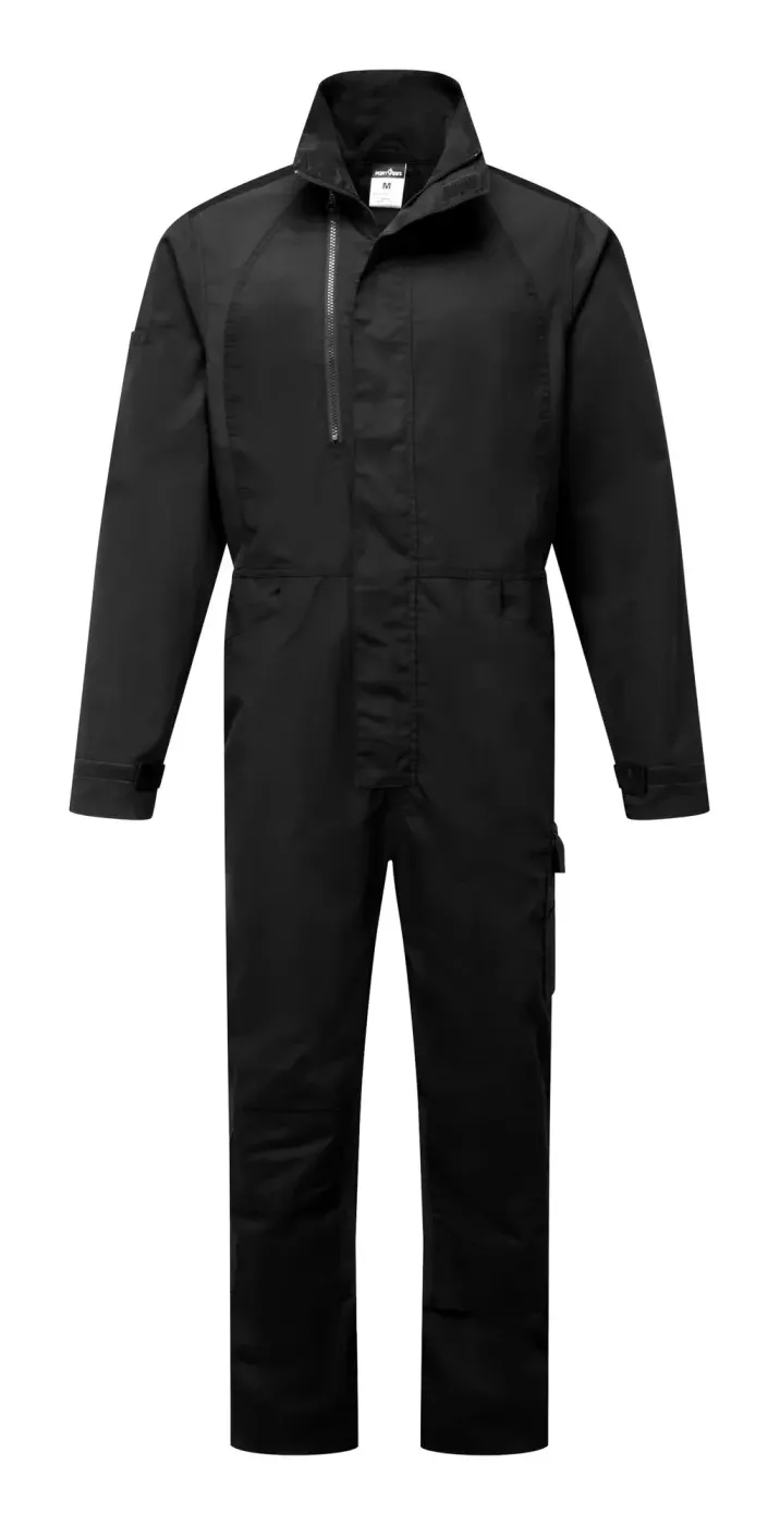 Portwest CD891 WX2 Eco Stretch Overall Zwart voorkant