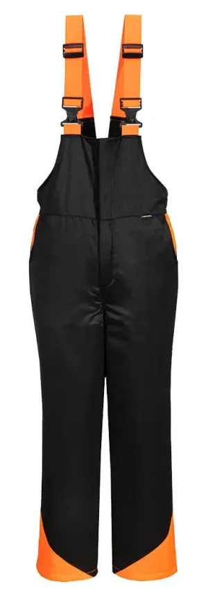 Portwest CH12 Oak Amerikaanse overall Zwart voorkant