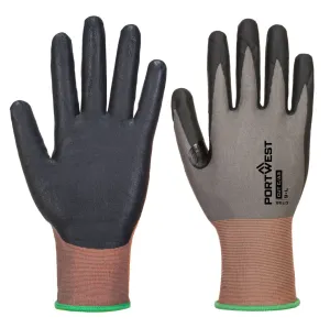 Portwest CT32 CT Cut C18 Nitril Grijs/zwart voorkant