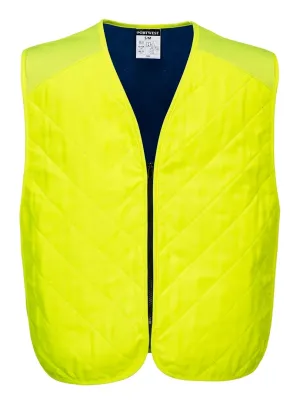 Portwest CV09 Koelend verdampingsvest Geel voorkant
