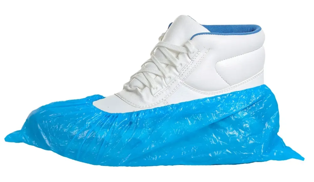 Portwest D340 Wegwerp PE-Overschoenen (doos van 6000 stuks) Blauw voorkant