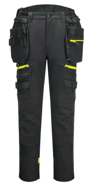 Portwest DX403 DX4 Lightweight Trousers Zwart voorkant