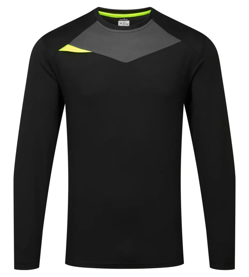Portwest DX415 DX4 T-shirt L/M Zwart voorkant