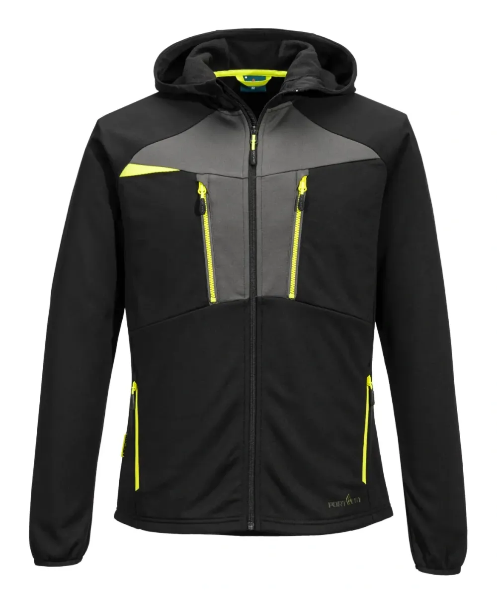 Portwest DX417 DX4 Technical Fleece Zwart voorkant