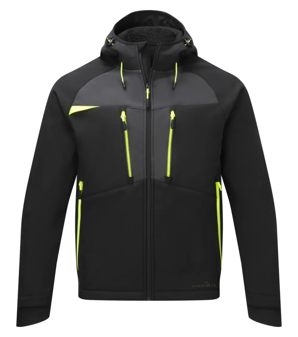 Portwest DX431 DX4 Winter Softshell (3L) Zwart voorkant