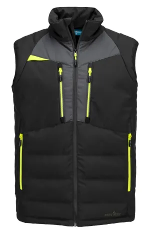 Portwest DX432 DX4 gevoerde Bodywarmer Zwart voorkant