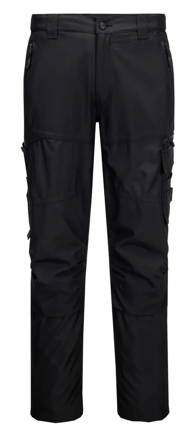 Portwest DX433 DX4 Regenbroek Zwart voorkant
