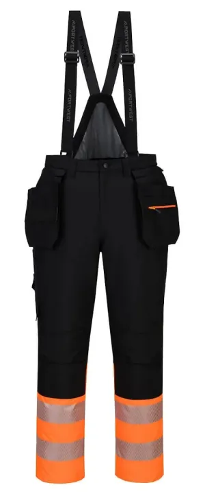 Portwest DX437 DX4 Hi-Vis Klasse 1 Winter Amerikaanse Overall Oranje/zwart voorkant