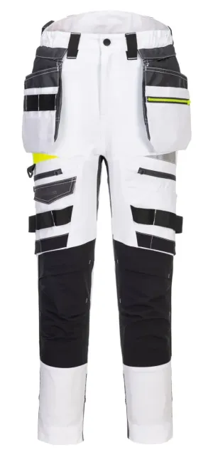 Portwest DX452 DX4 Damesbroek met afneembare Holsterzakken Wit voorkant