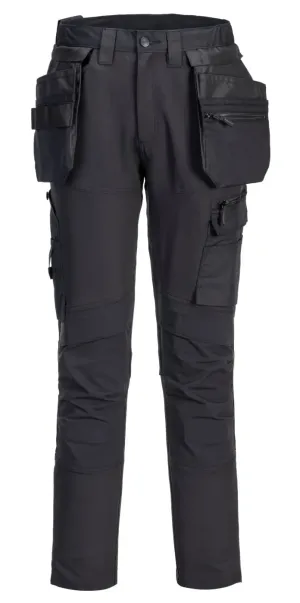 Portwest DX456 DX4 Craft Broek met Holsterzakken Zwart voorkant