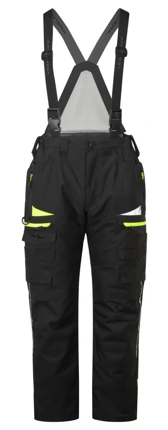 Portwest DX458 DX4 Winterbroek Zwart voorkant
