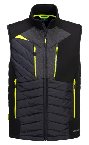 Portwest DX470 DX4 Hybrid Baffle vest Zwart voorkant