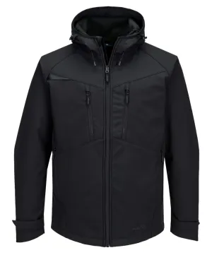 Portwest DX474 DX4 Softshell Jack (3L) Zwart voorkant