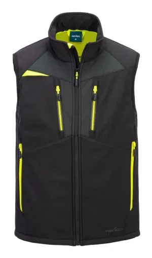 Portwest DX476 DX4 Softshell Gilet (3L) Zwart voorkant