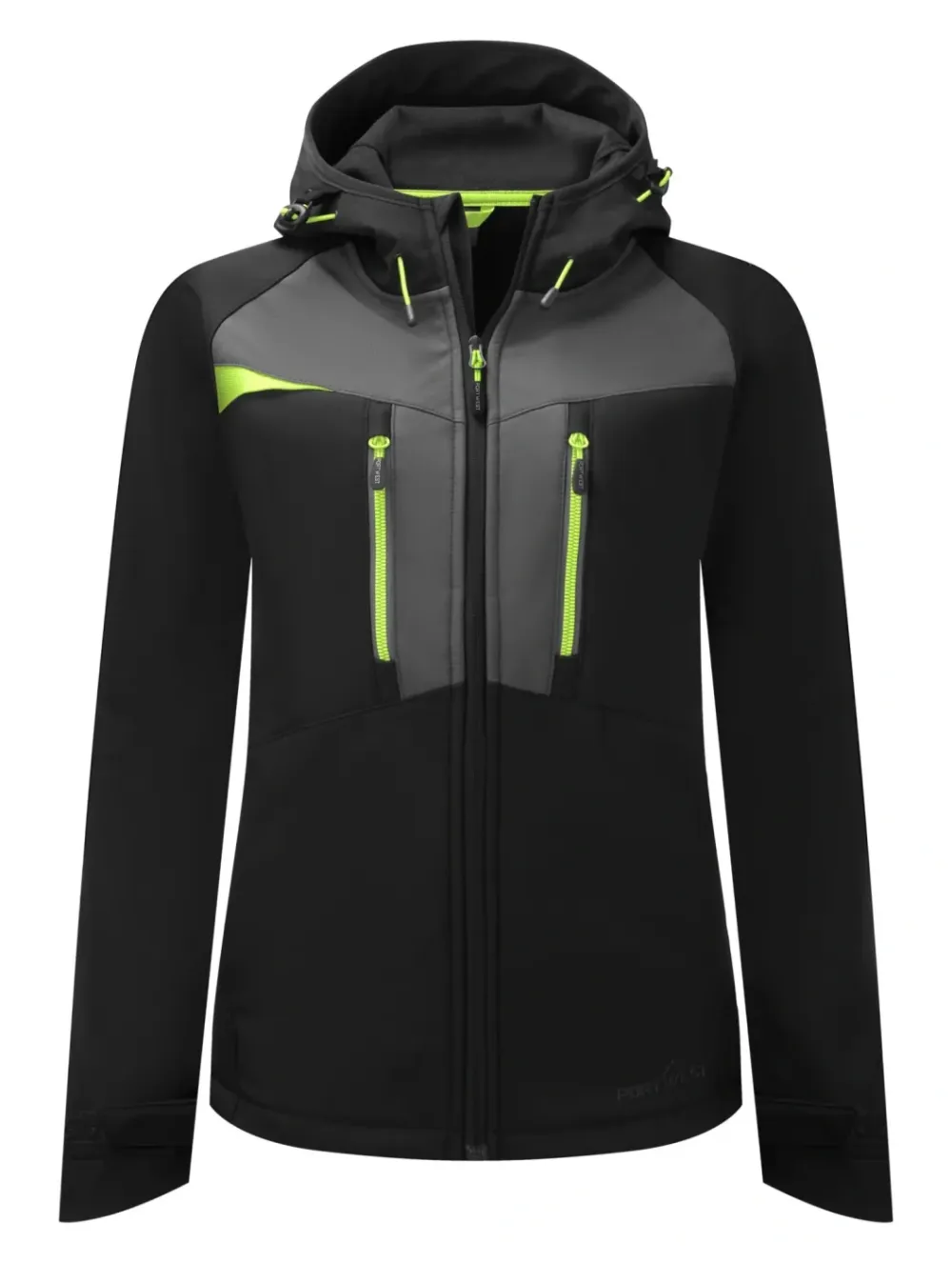 Portwest DX486 DX4 Dames Softshell (3L) Zwart voorkant