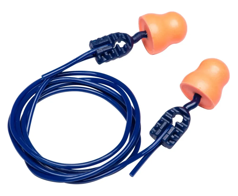 Portwest EP12 Easy Fit PU-schuim oordopjes met koord (200 paar) Oranje voorkant