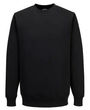 Portwest ES300 ES1 Essential Sweatshirt Zwart voorkant