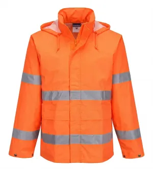 Portwest ES440 ES1 Essential Hi-Vis Regenjas Oranje voorkant