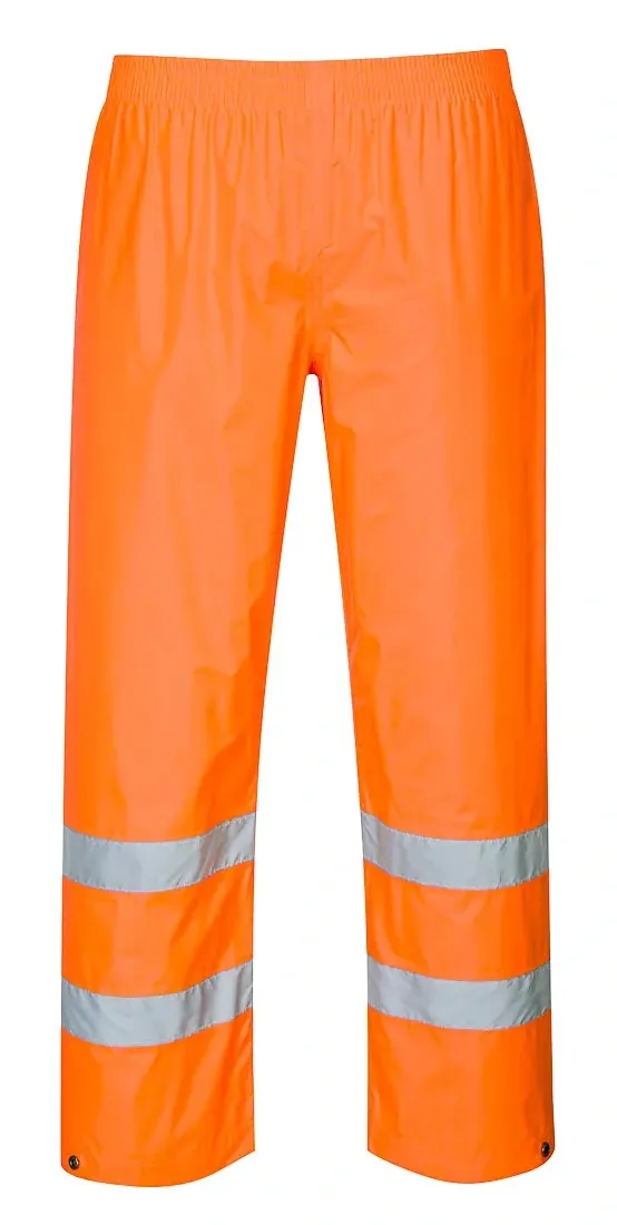 Portwest ES441 ES1 Essential Hi-Vis Regenbroek Oranje voorkant