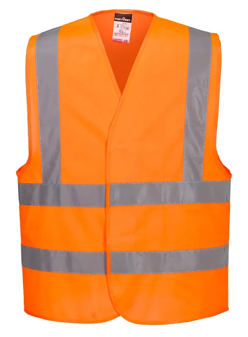 Portwest ES470 ES1 Essential Hi-Vis Band en Bretels Hesje Oranje voorkant