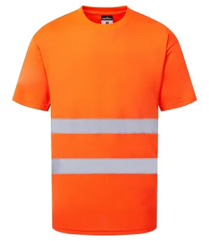 Portwest ES478 ES1 Essential Hi-Vis T-shirt K/M Oranje voorkant