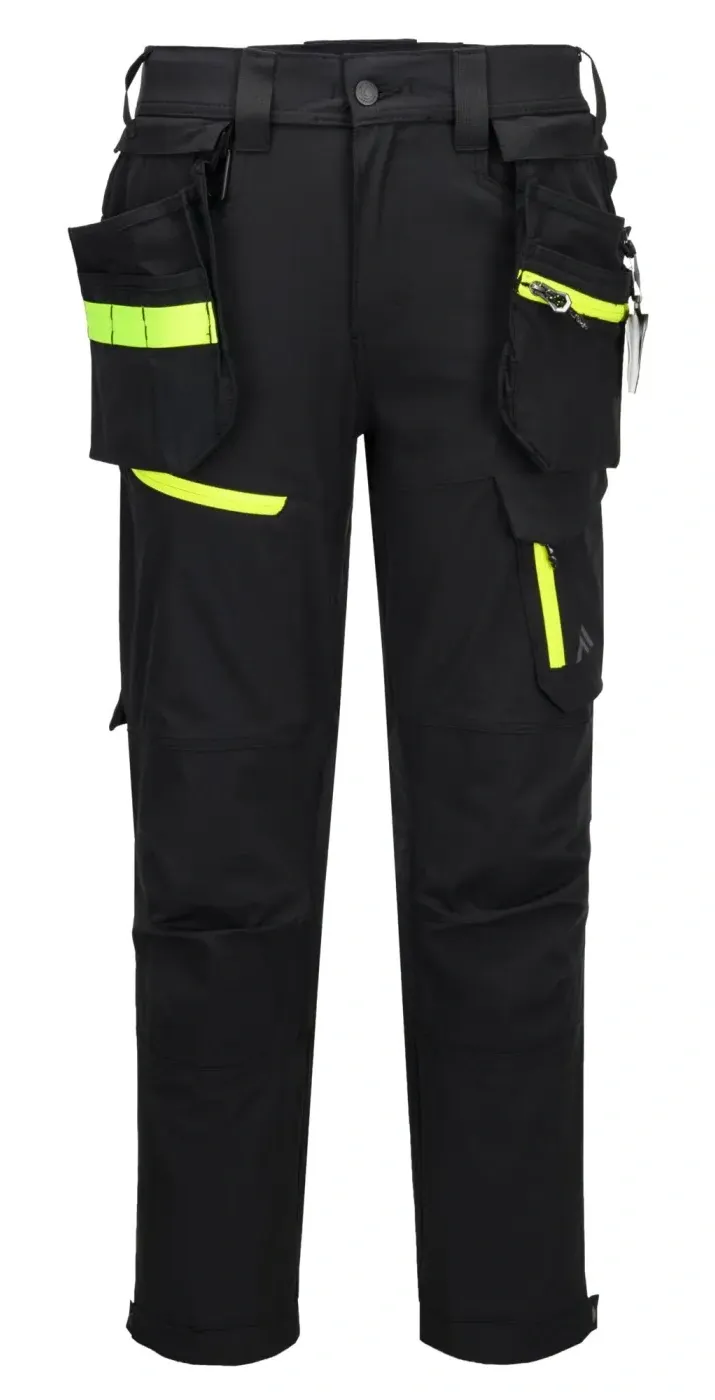 Portwest EV446 EV4 Broek met holsterzakken Zwart voorkant