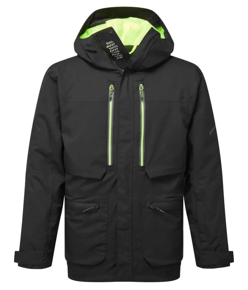 Portwest EV461 EV4 Winter Parka Zwart voorkant