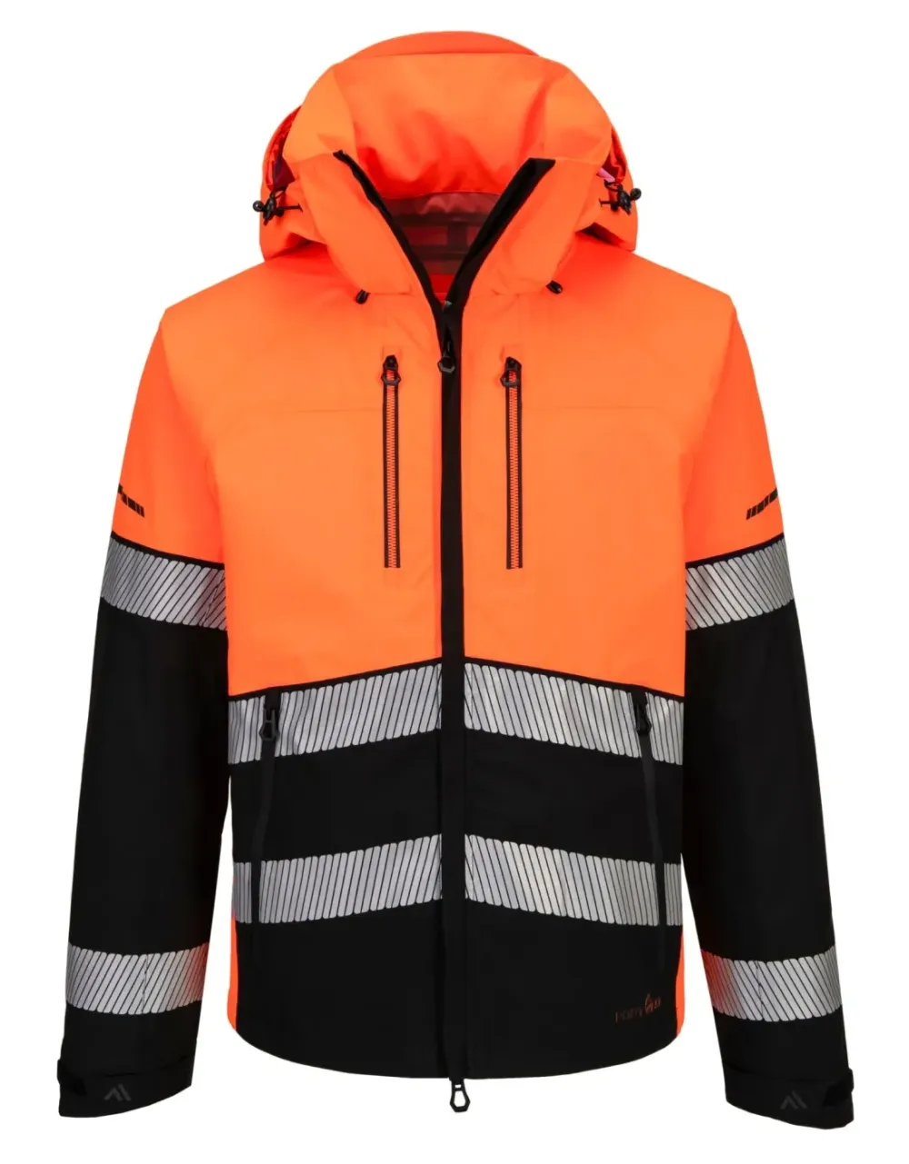 Portwest EV465 EV4 Hi-Vis Shell jack (3L) Oranje/zwart voorkant