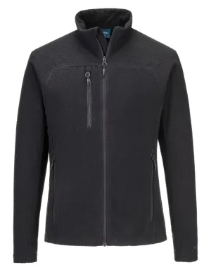 Portwest EV480 EV4 Textuur Fleece Zwart voorkant