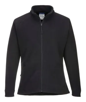 Portwest F282 Aran Fleece Dames Zwart voorkant