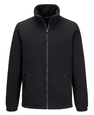 Portwest F400 Argyll Heavy Fleece Zwart voorkant