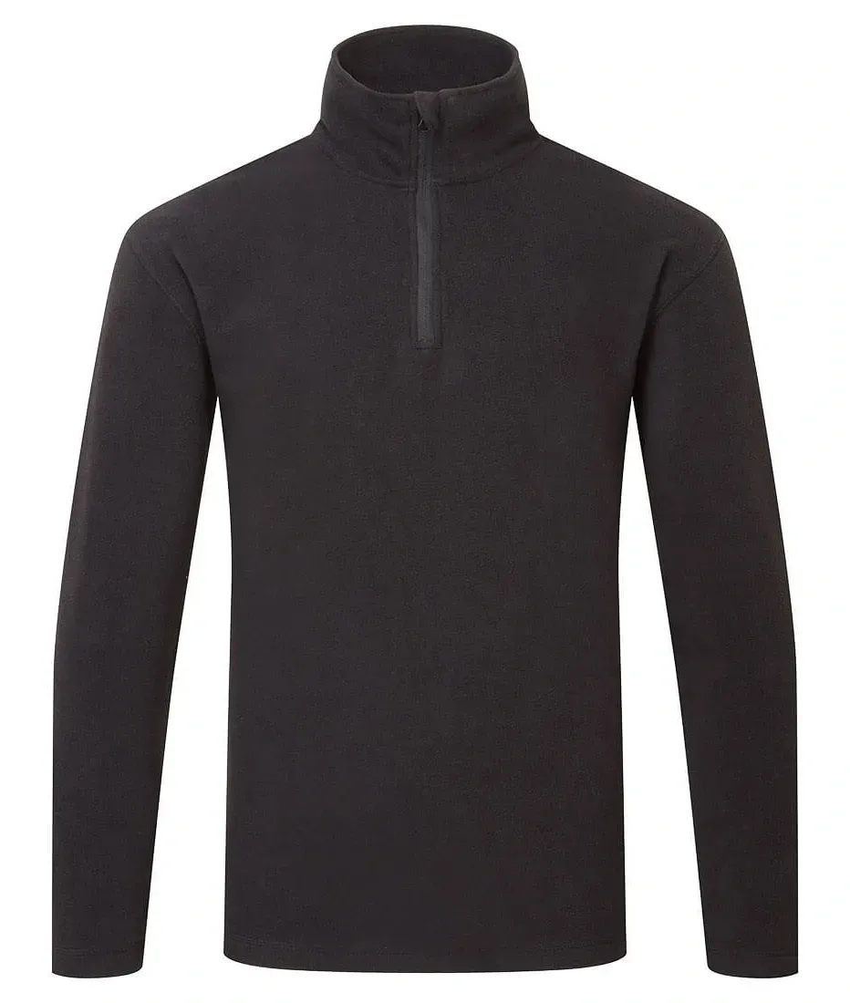 Portwest F409 Eco Pullover Fleece Zwart voorkant