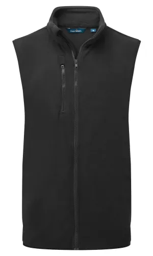 Portwest F417 Fleece Gilet Zwart voorkant