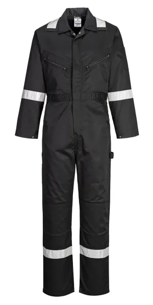 Portwest F813 Iona Overall Zwart voorkant