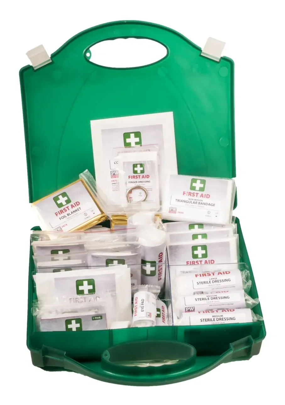 Portwest FA12 Werkplek Eerste Hulp Kit 100 Groen voorkant