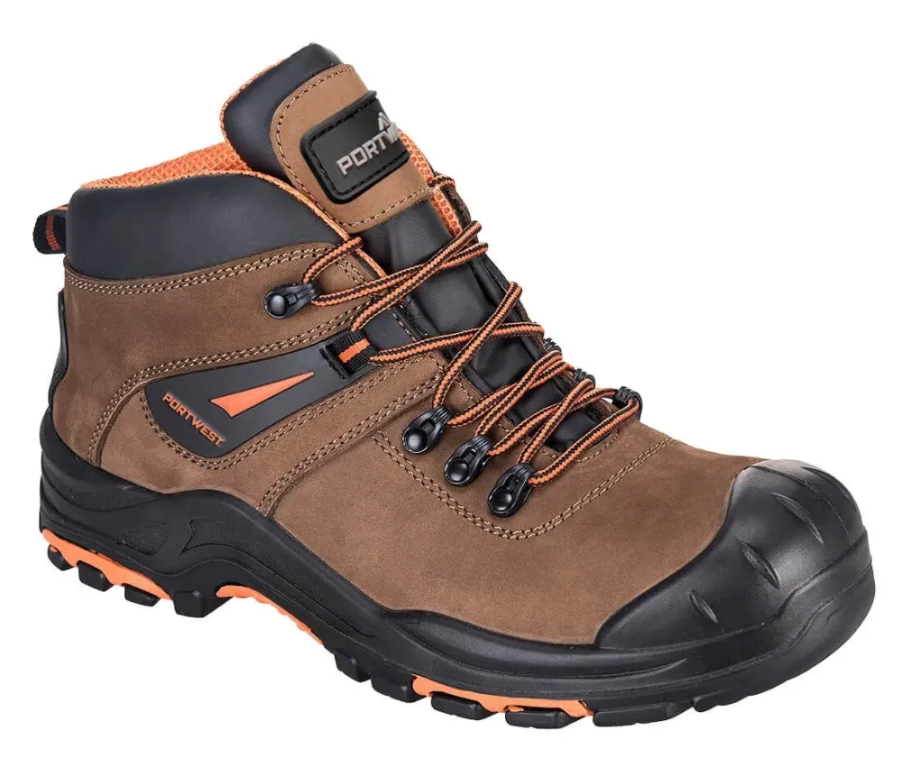 FC17 Portwest Compositelite Montana Hiker Boot S3 HRO Bruin voorkant