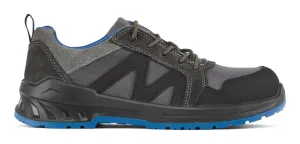 Portwest FC23 Composietschoen Suède Laag S1PS SR FO Zwart/blauw voorkant