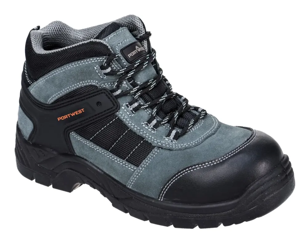 FC65 Portwest Compositelite Trekker Plus Schoen S1P Zwart voorkant
